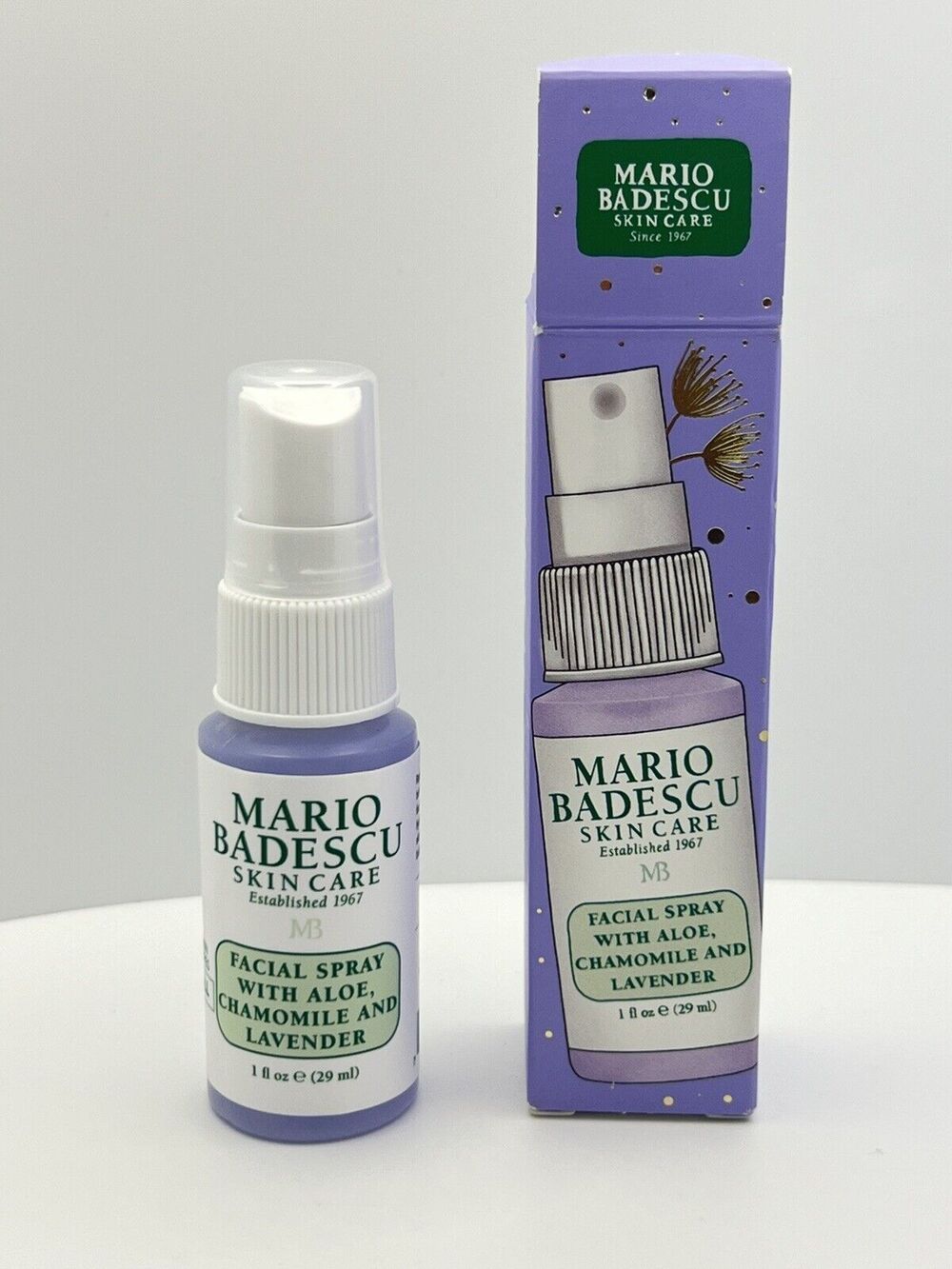 NEW ~ MARIO BADESCU Facial Spray w/Aloe Chamomile & Lavender 1oz/30 ML